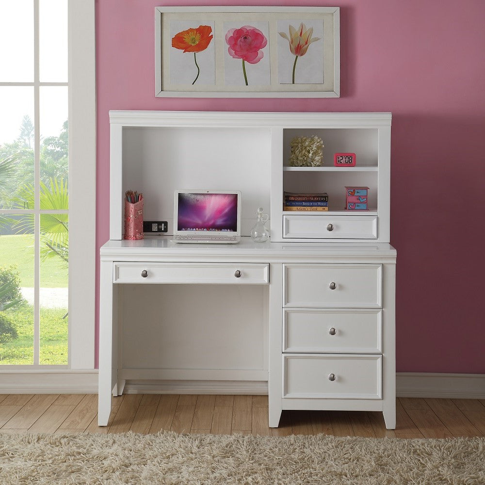 ACME 30606 Lacey Computer Hutch, White