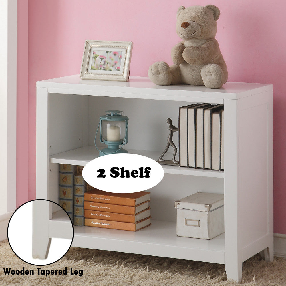 ACME 30607 Lacey Bookcase, White
