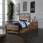 ACME 30610T Adams Twin Bed, Antique Oak (1Set/2Ctn)