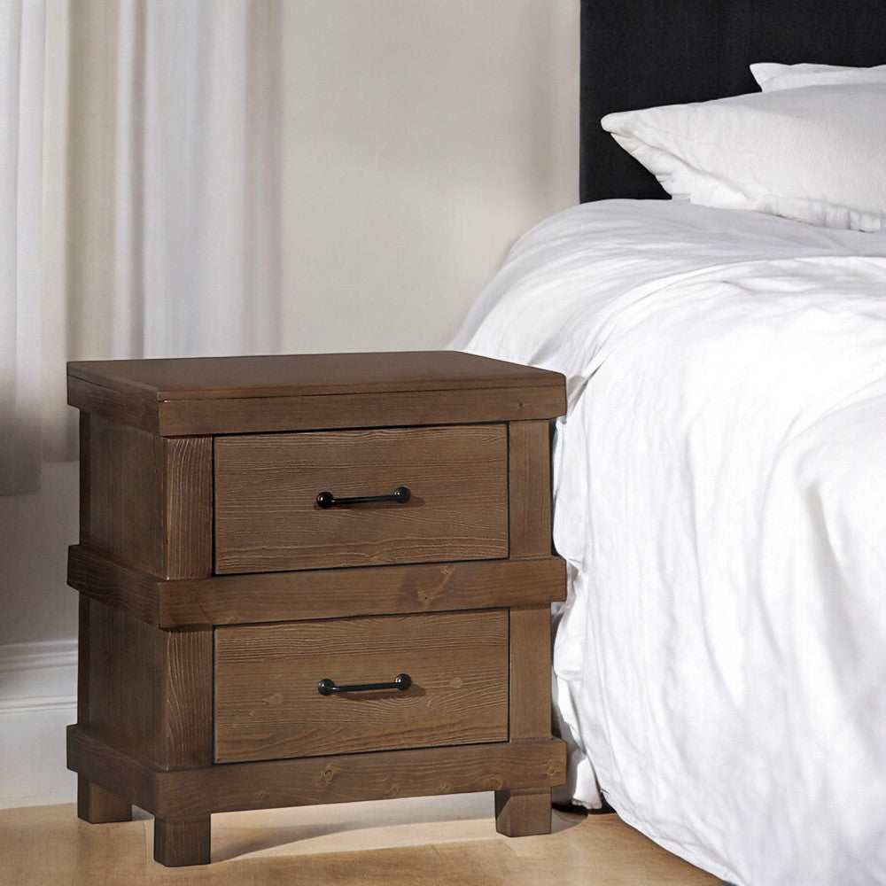 ACME 30613 Adams Nightstand, Antique Oak