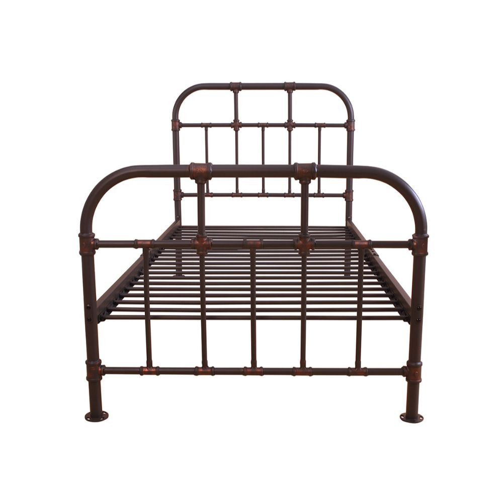 ACME 30730T Nicipolis Twin Bed, Sandy Gray