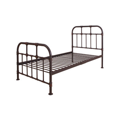 ACME 30730T Nicipolis Twin Bed, Sandy Gray