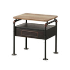 ACME 30737 Nicipolis Nightstand, Antique Oak & Sandy Gray