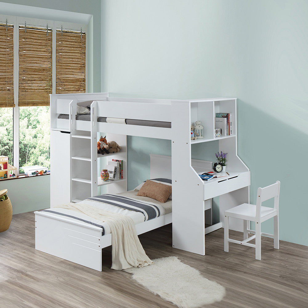 ACME 30770T Ragna Twin Bed, White (1Set/2Ctn)