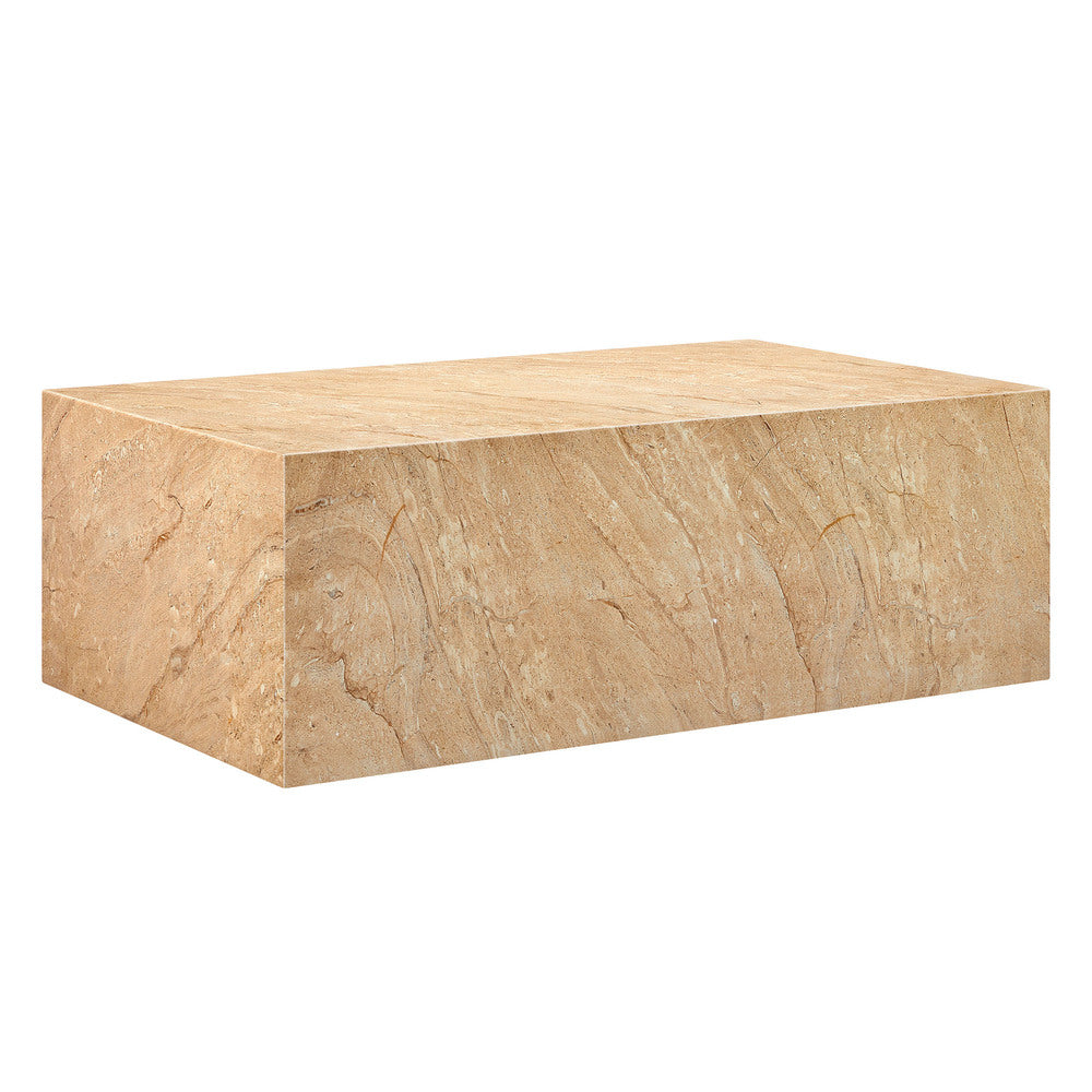 Modway EEI-7095 Jordana Square Plinth Indoor - Outdoor Patio Concrete Coffee Table