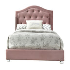 ACME 30820T Reggie Twin Bed, Pink Fabric