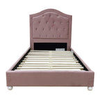 ACME 30820T Reggie Twin Bed, Pink Fabric