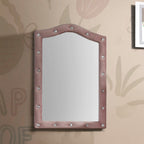 ACME 30824 Reggie Mirror, Pink Fabric