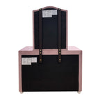 ACME 30824 Reggie Mirror, Pink Fabric