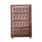 ACME 30826 Reggie Chest, Pink Fabric