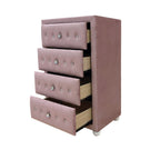ACME 30826 Reggie Chest, Pink Fabric