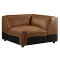 Modway EEI-7123 Auren Upholstered Vegan Leather Modular Corner Chair