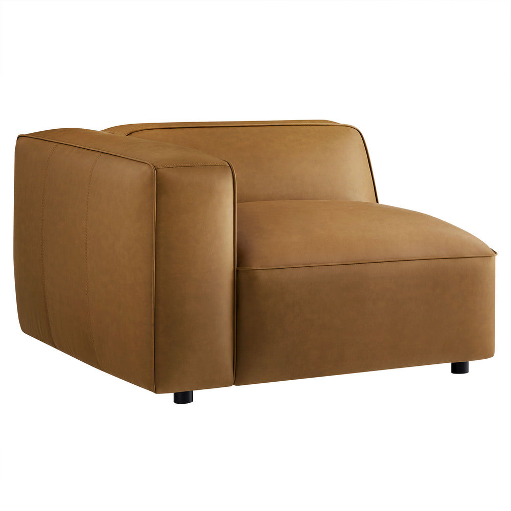Modway EEI-7124 Auren Upholstered Vegan Leather Modular Left Armchair