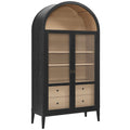 Modway EEI-7168 Nolan 74" Tall Wide Arched Storage Display Cabinet