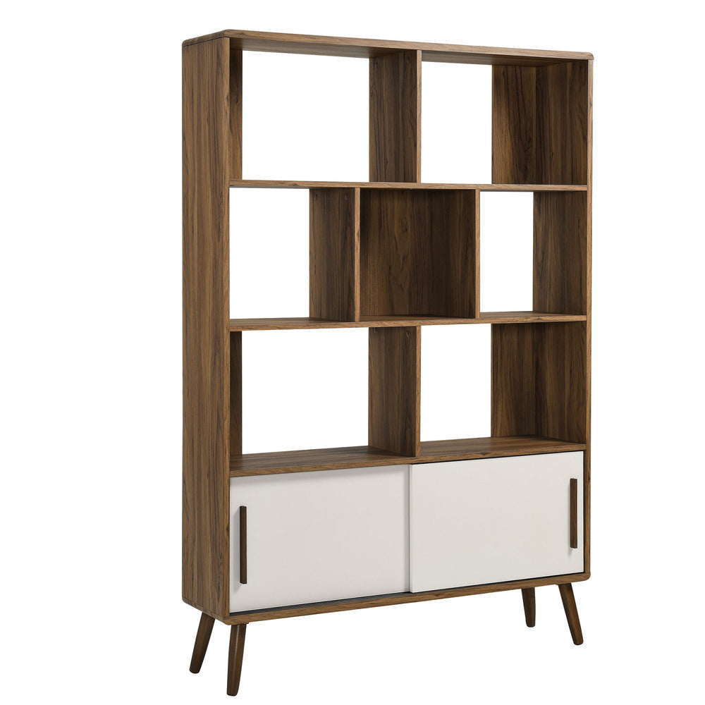 Modway EEI-7193 Transmit 45" Bookcase with Sliding Doors