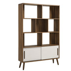 Modway EEI-7193 Transmit 45" Bookcase with Sliding Doors