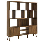 Modway EEI-7194 Transmit 59" Bookcase with Sliding Doors