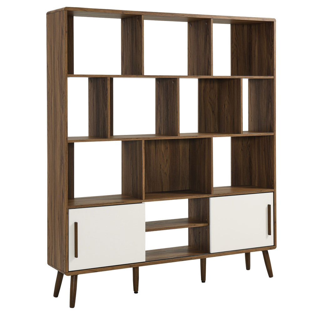 Modway EEI-7194 Transmit 59" Bookcase with Sliding Doors
