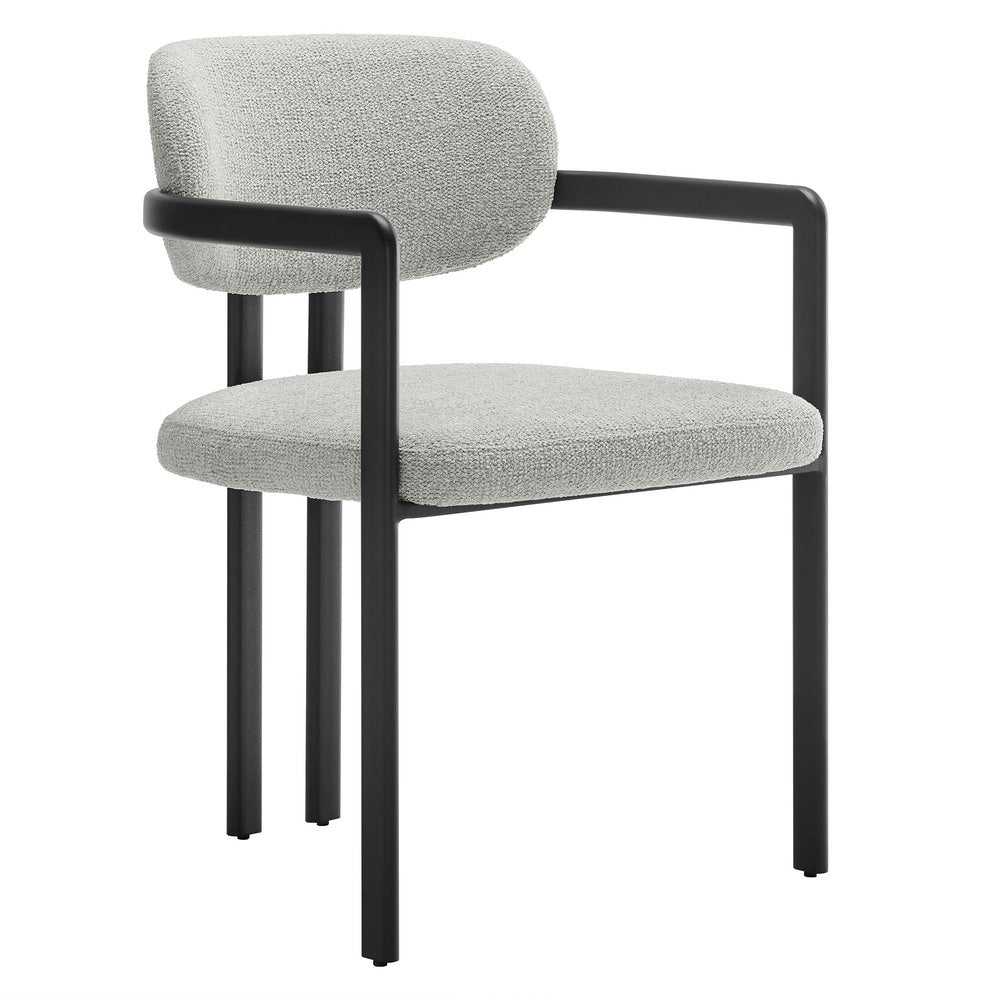 Modway EEI-7229 Elio Barrel Fabric and Metal Dining Chair