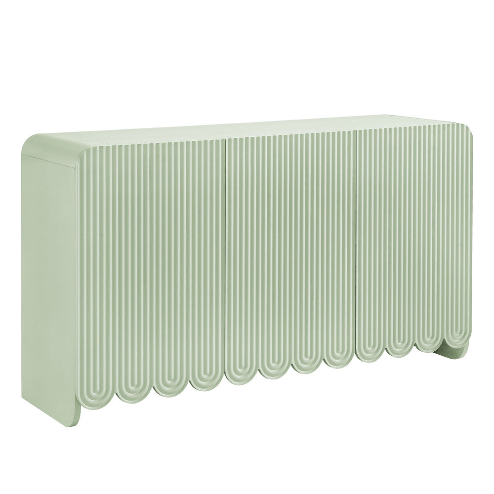Modway EEI-7241 Dahlia Fluted and Scalloped Sideboard Storage Cabinet