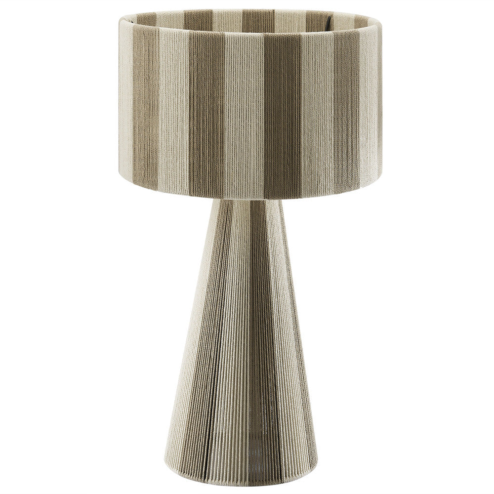 Modway EEI-7261 Renae Handwoven Cotton Thread Striped Table Lamp