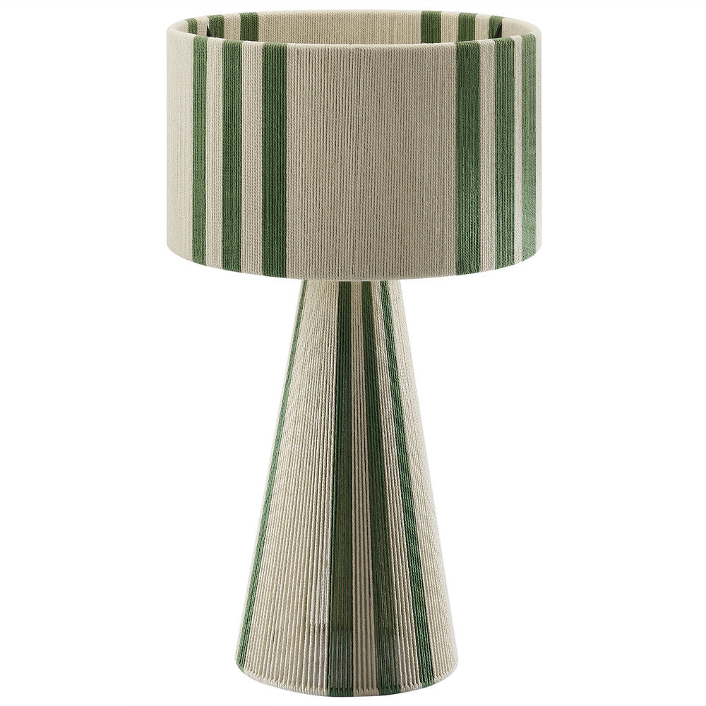 Modway EEI-7262 Gia Handwoven Cotton Thread Striped or Plain Table Lamp