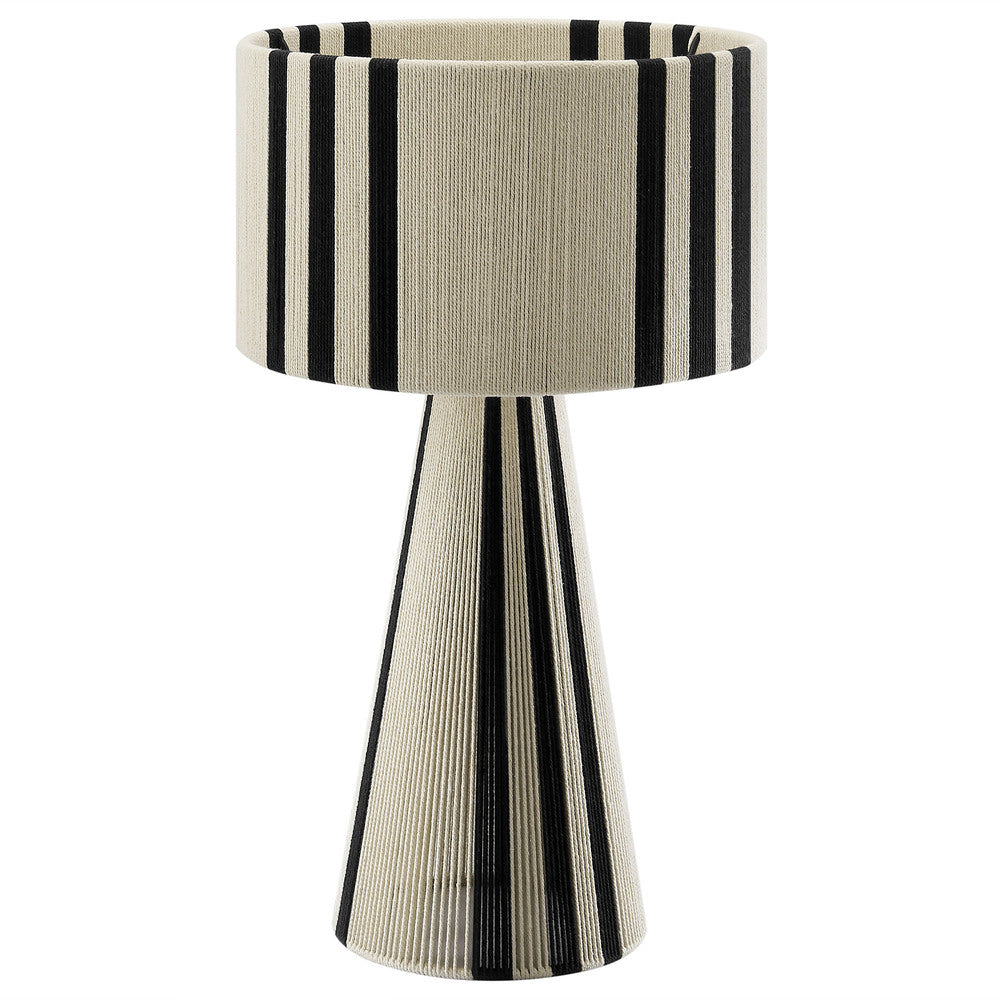 Modway EEI-7262 Gia Handwoven Cotton Thread Striped or Plain Table Lamp