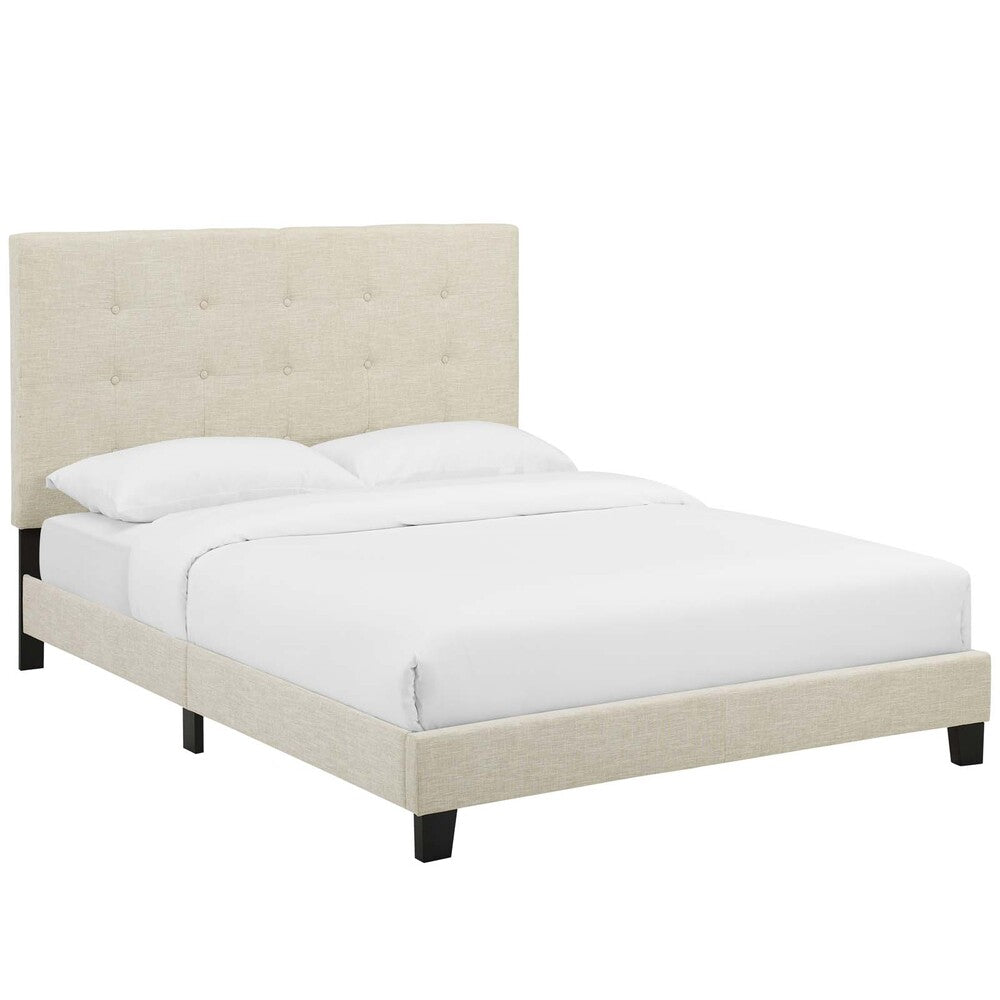 Modway MOD-5878 Melanie Tufted Button Upholstered Fabric Full Platform Bed