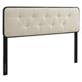 Modway MOD-6235 Collins Tufted Fabric and Wood King Headboard