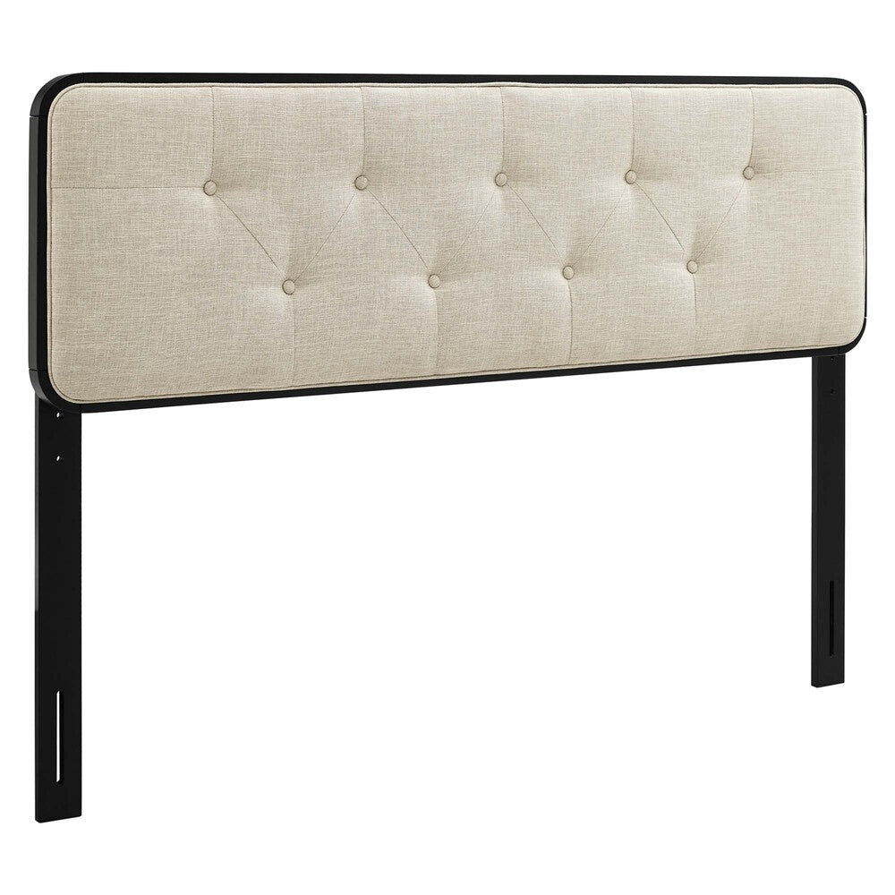 Modway MOD-6235 Collins Tufted Fabric and Wood King Headboard