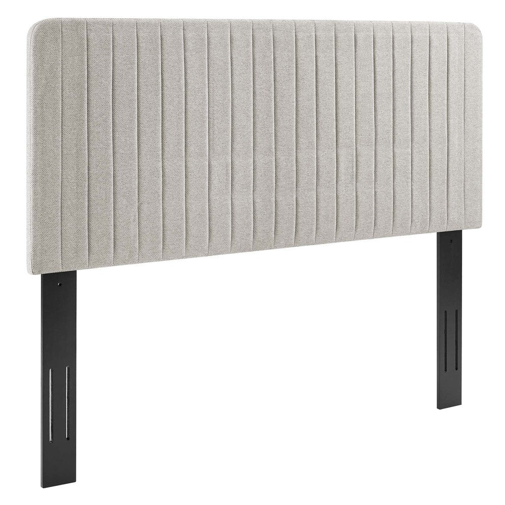 Modway MOD-6342 Milenna Channel Tufted Upholstered Fabric King/California King Headboard