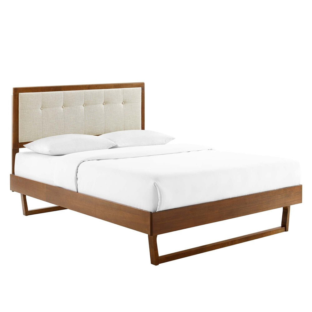 Modway MOD-6384 Willow Wood Queen Platform Bed With Angular Frame