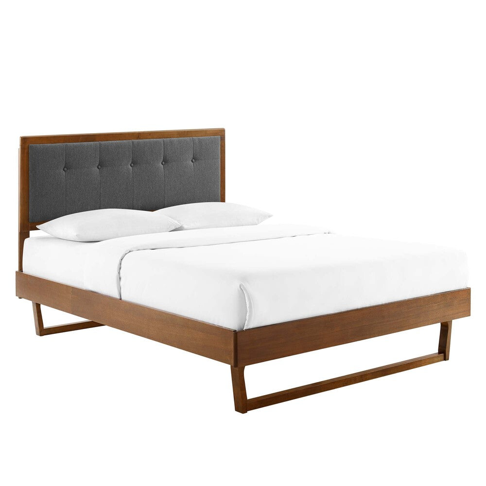 Modway MOD-6384 Willow Wood Queen Platform Bed With Angular Frame