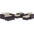 Modway EEI-2159 Convene 8 Piece Outdoor Patio Sofa Set