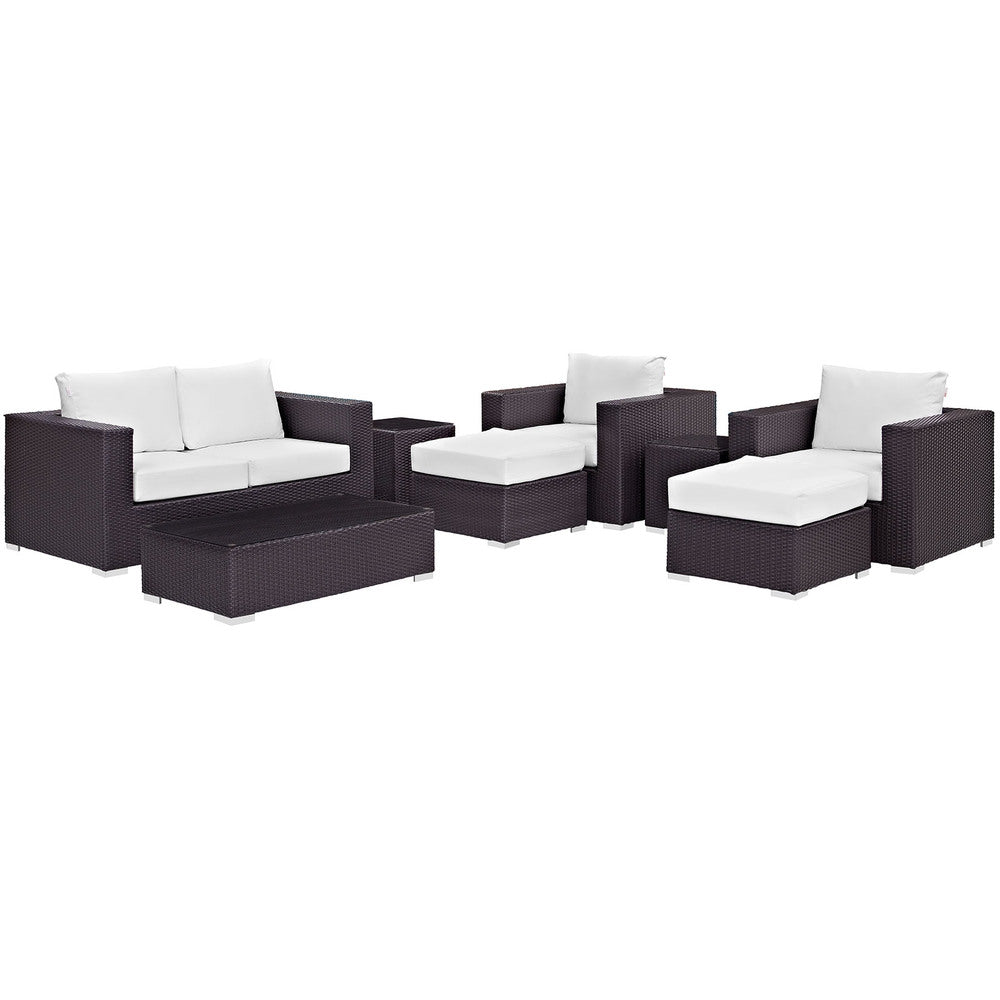 Modway EEI-2159 Convene 8 Piece Outdoor Patio Sofa Set