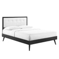 Modway MOD-6638 Willow Wood King Platform Bed With Splayed Legs