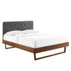 Modway MOD-6644 Bridgette Wood King Platform Bed With Angular Frame