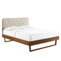 Modway MOD-6645 Bridgette Wood Twin Platform Bed With Angular Frame