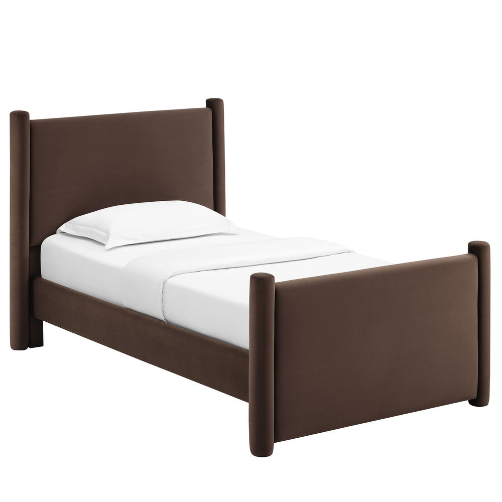 Modway MOD-7173 Rael Performance Velvet Twin Platform Bed