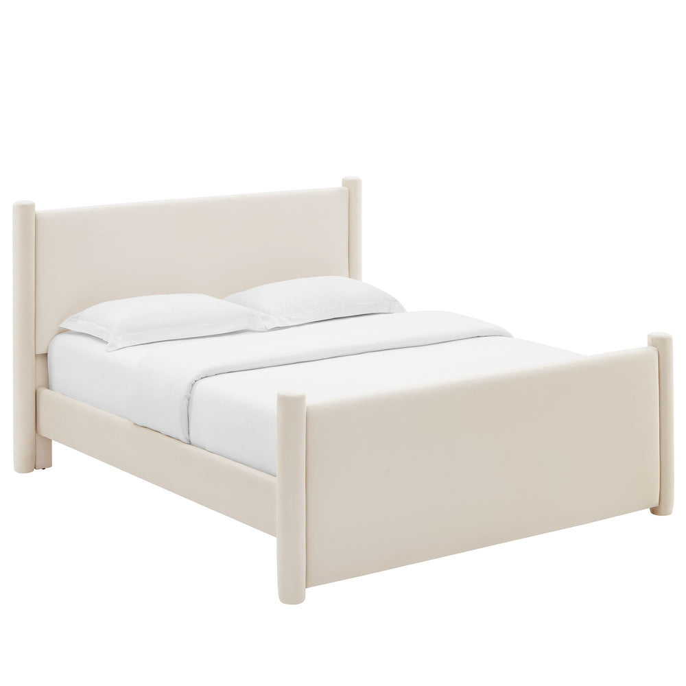 Modway MOD-7176 Rael Performance Velvet King Platform Bed