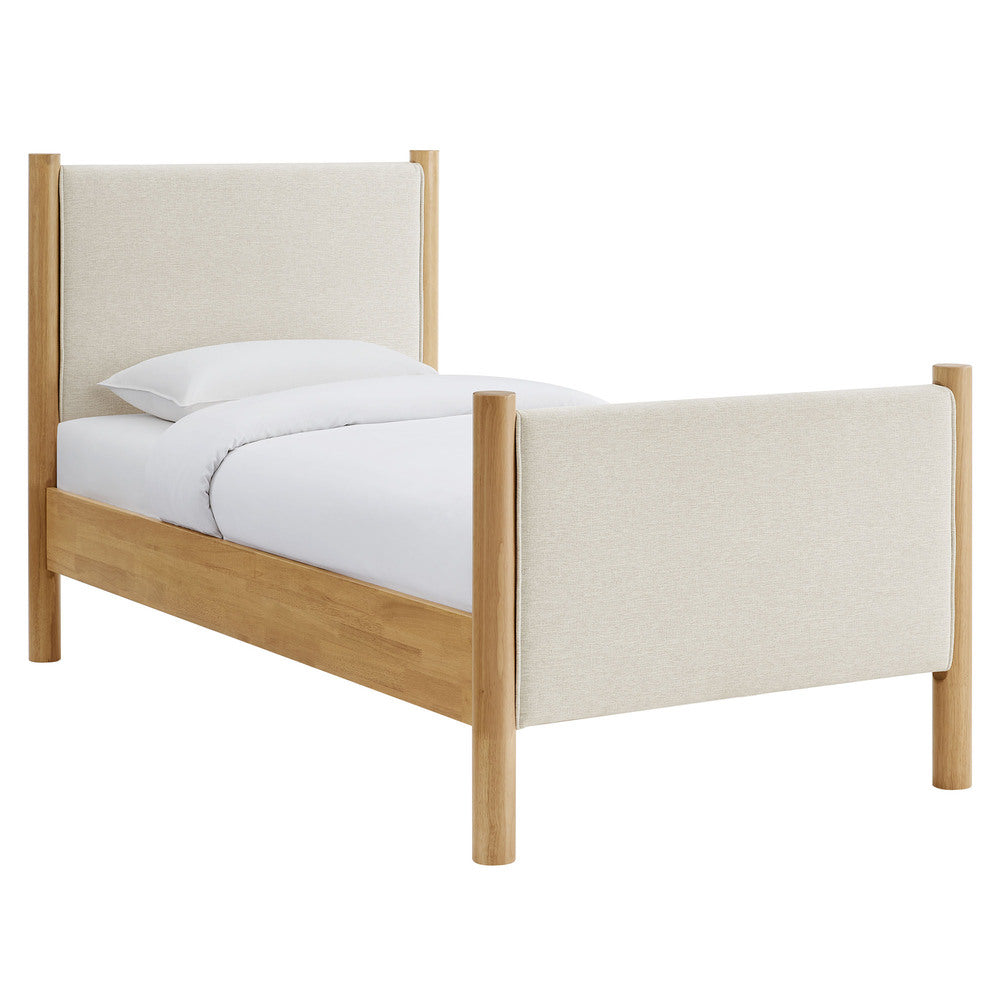Modway MOD-7183 Maven Twin Size Fabric Upholstered Platform Bed