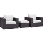 Modway EEI-2174 Convene 3 Piece Outdoor Patio Sofa Set
