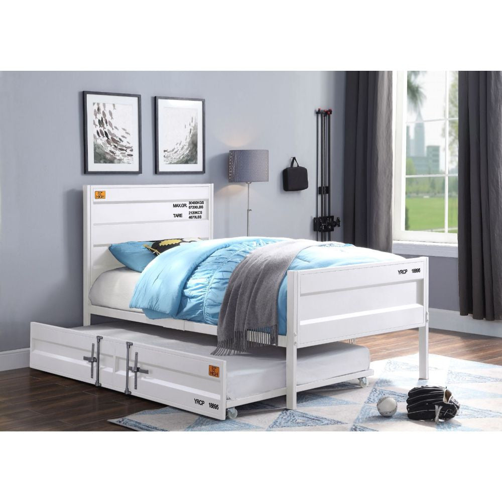 ACME 35900T Cargo Twin Bed, White