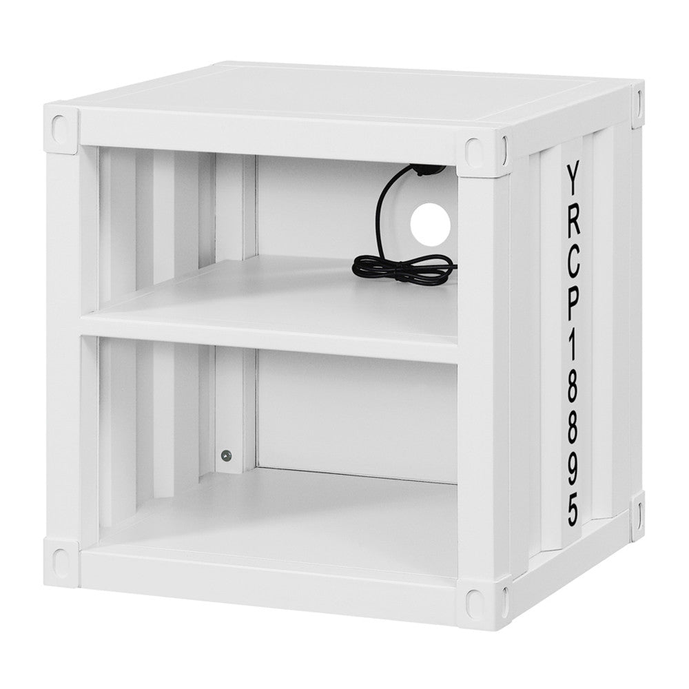 ACME 35907 Cargo Nightstand, White