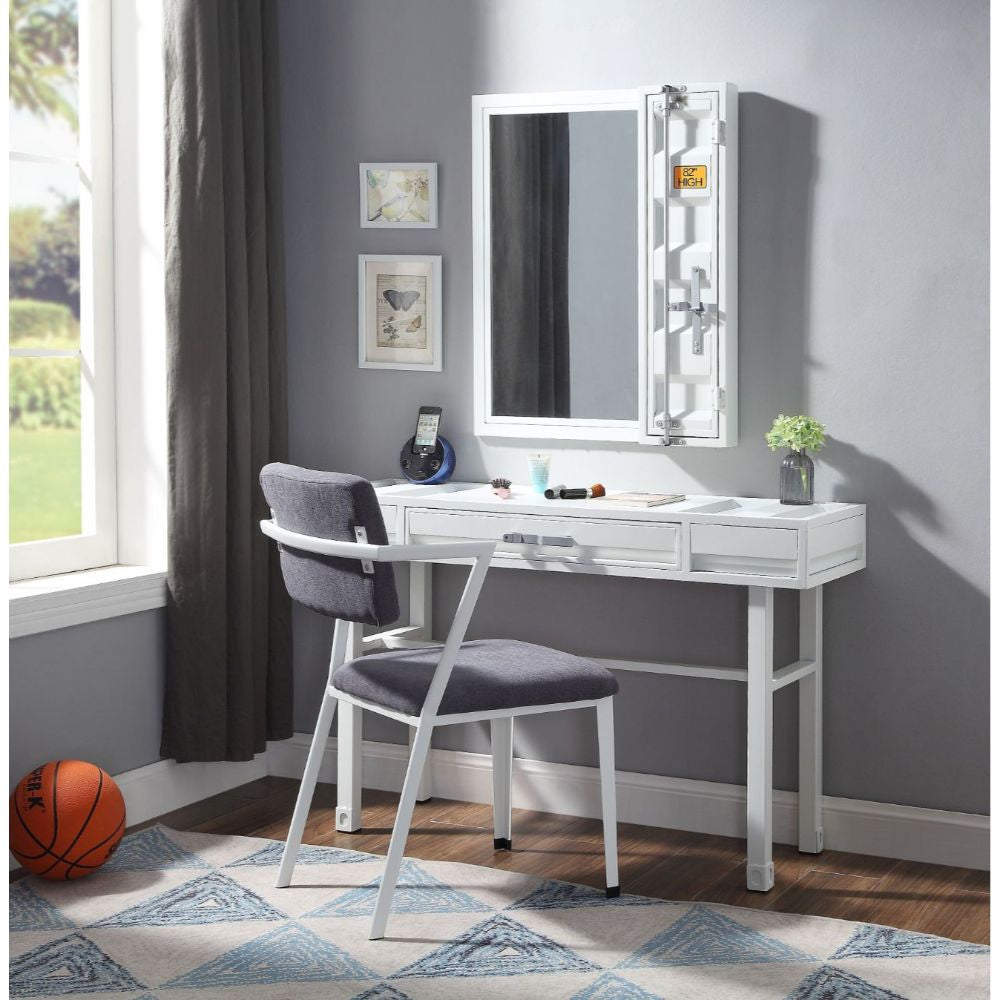 ACME 35909 Cargo Vanity Desk, White