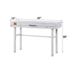 ACME 35909 Cargo Vanity Desk, White