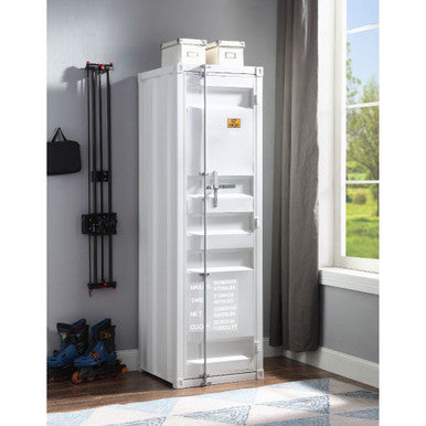 ACME 35911 Cargo Single Door Wardrobe, White
