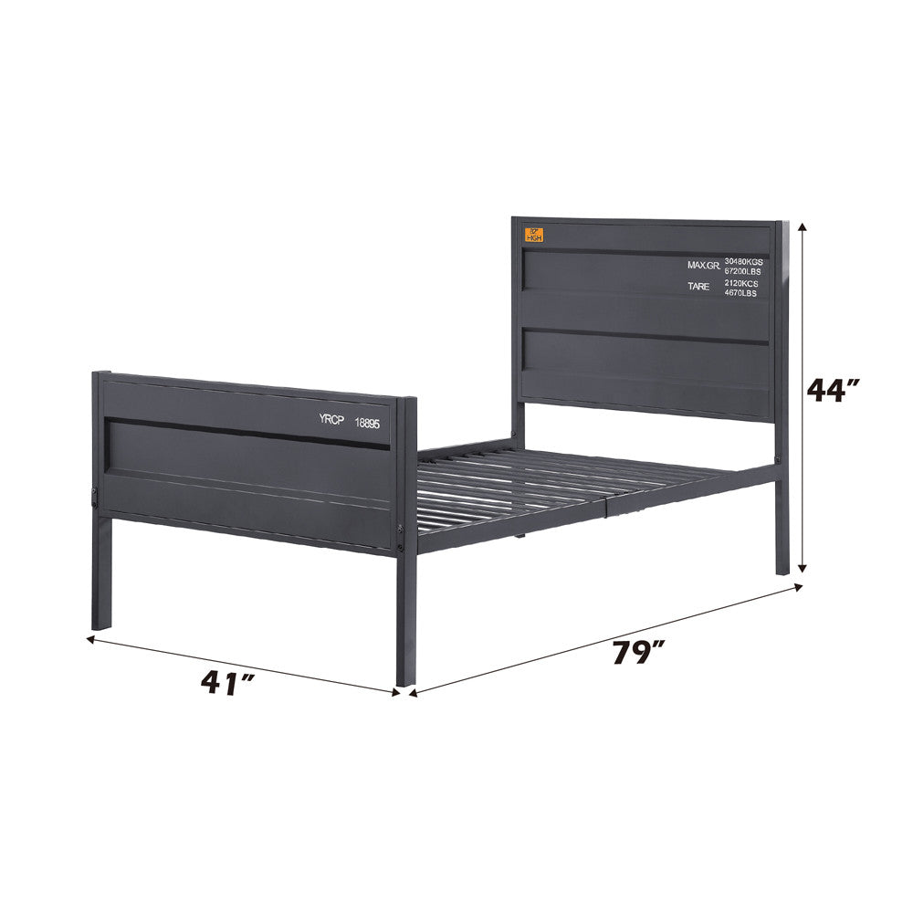 ACME 35920T Cargo Twin Bed, Gunmetal