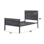 ACME 35920T Cargo Twin Bed, Gunmetal