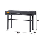 ACME 35924 Cargo Vanity Desk, Gunmetal